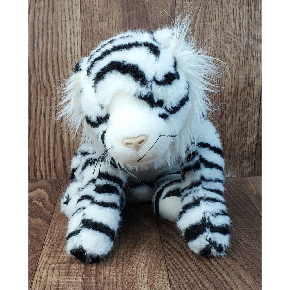 Ty Classic Streaks the White Siberian Tiger 13" Plush 2003